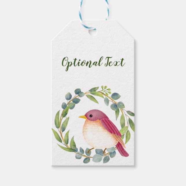 Wild & Free Song Bird Geschenkanhänger (Vorderseite)