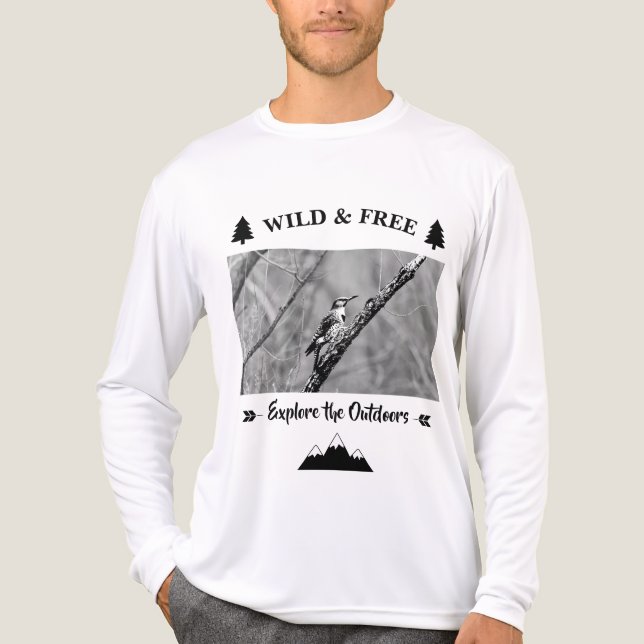 Wild & Free T-Shirt Tri-Blend-Shirt Tri-Blend Shirt (Vorderseite)