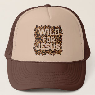 Wild für Jesus - Leopardenmuster Truckerkappe