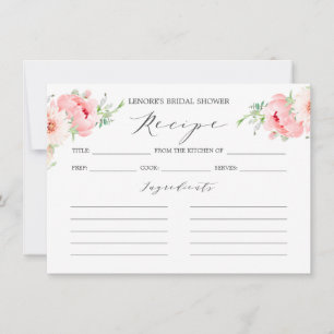 Wild Garden Dahlia Brautparty Game RECIPE