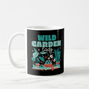 WILD GARDEN LADY NIEDLICH GARDEN MIT PFLANZE KAFFEETASSE