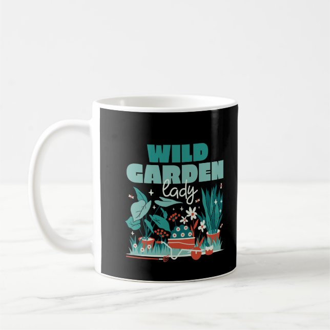 WILD GARTEN LADY SÜßER GARTEN MIT PFLANZEN KAFFEETASSE (Links)
