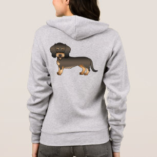 Wild gebackene Dackel mit haariger  Niedlicher Car Hoodie