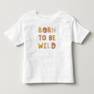 Wild geboren Aquarelle Kleinkind T-shirt