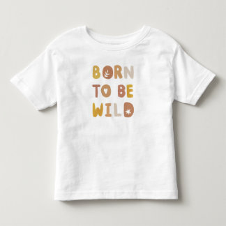 Wild geboren Aquarelle Kleinkind T-shirt