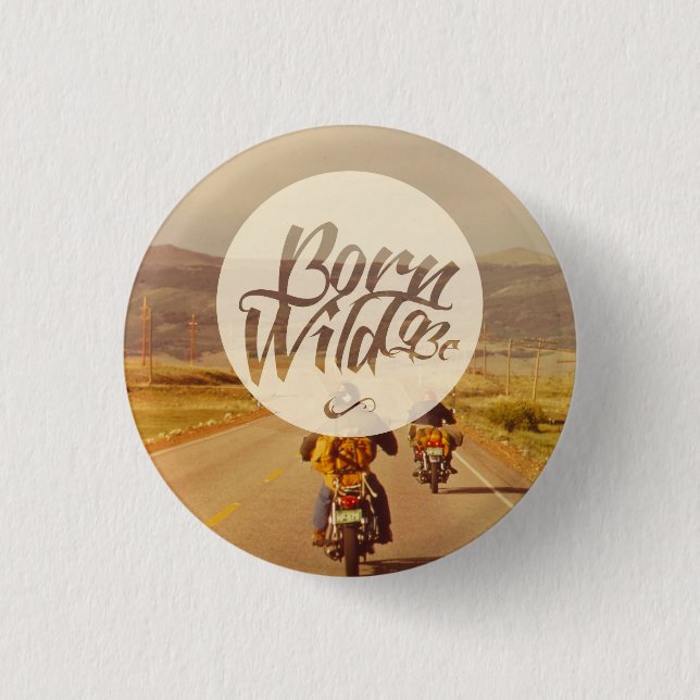 Wild geboren button (Vorderseite)