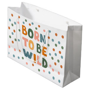Wild geboren große geschenktüte