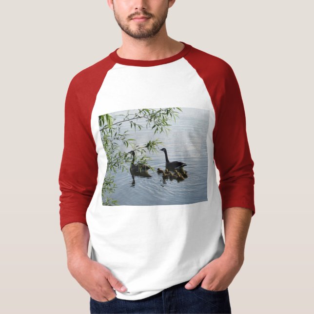 Wild Geese Mens Raglan T - Shirt (Vorderseite)