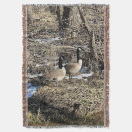 Wild Geese Throw Blanket Decke