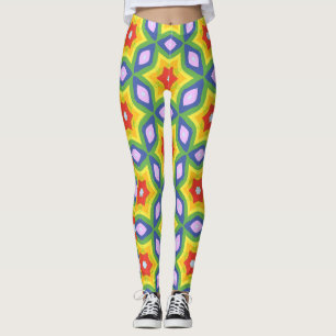 Wild gemusterter Fettdruck Leggings