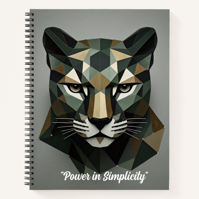 "Wild geometrische Grace" Notizbuch (Vorderseite)