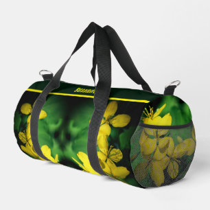 Wild-Geranium-Blume Personalisiert Duffle Bag
