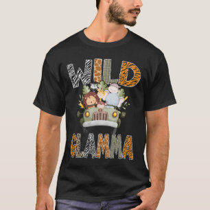 Wild Glamma 1. Geburtstag Zoo Safari Jungle Tier T-Shirt