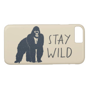 Wild Gorilla Silhouette bleibe Case-Mate iPhone Hülle