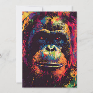 Wild Graffiti Urban Jungle Gorilla Ankündigung