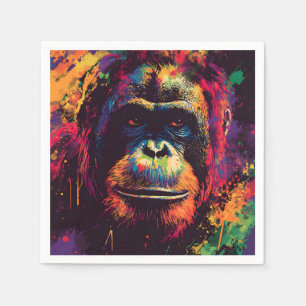 Wild Graffiti Urban Jungle Gorilla Serviette