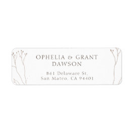 Wild Grass 30 Rücksendeadresse-Etikett pro Blatt