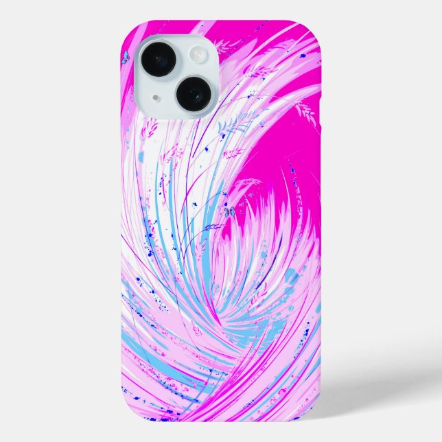 Wild Grass & Butterflies iPhone 15 Fall Case-Mate iPhone Hülle (Rückseite)