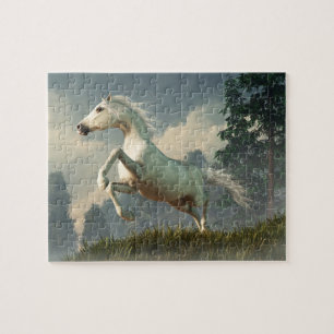 Wild Gray Horse Puzzle