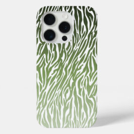 Wild Green Zebra Print Case-Mate iPhone Hülle