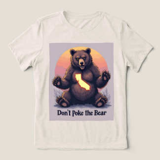 Wild Grizzly Bear T-Shirt - Design der Republik Ka Tri-Blend Shirt