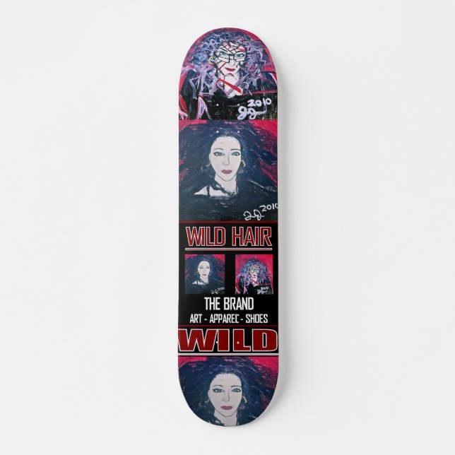 WILD HAIR SKATEBOARD (Vorne)