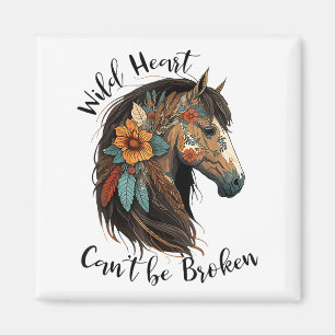 Wild Heart kann nicht gebrochenes Pferd Magnet