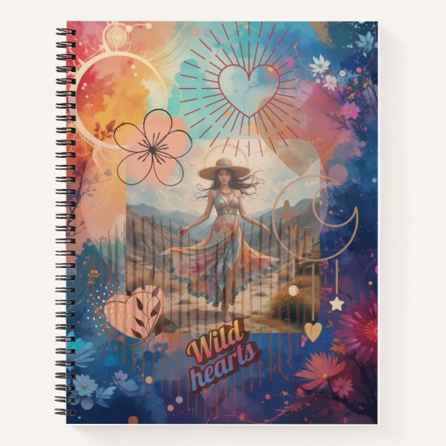 Wild Heart Notebook Notizbuch (Vorderseite)