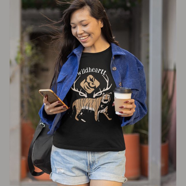 Wild Heart Tiger T-Shirt (Von Creator hochgeladen)