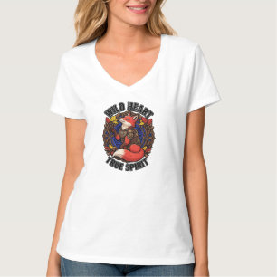 Wild Heart True Spirit Rotfuchs-Shirt T-Shirt