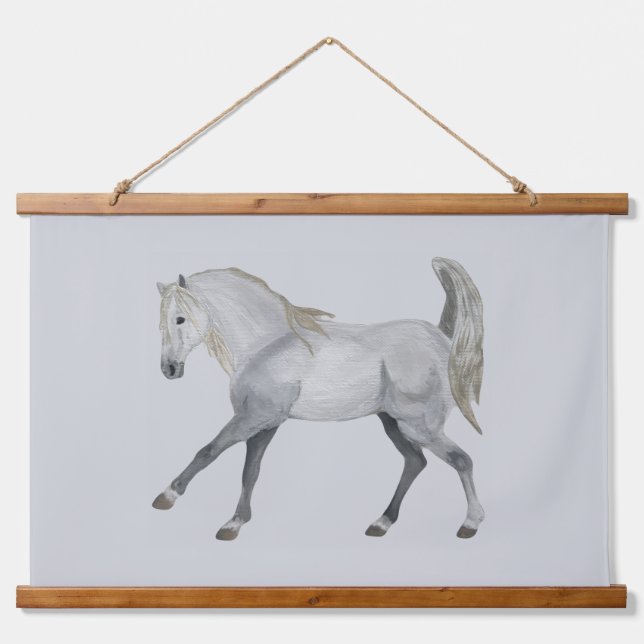 Wild Heart Wandteppich Mit Holzrahmen (Vorne)