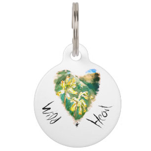 Wild Heart Yellow Primula Haustiermarke