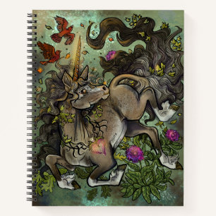 Wild Hearted Unicorn Notizbuch