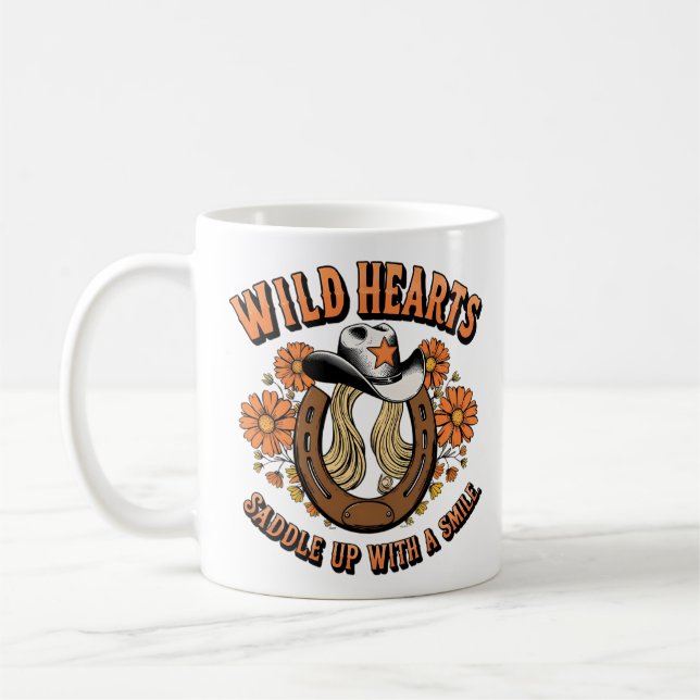 Wild Hearts Cowgirl Kaffeetasse (Links)