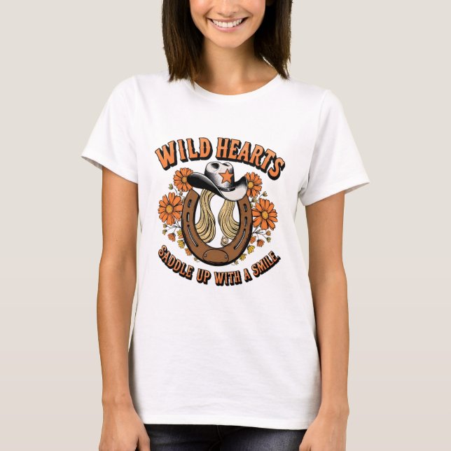 Wild Hearts Cowgirl T-Shirt (Vorderseite)