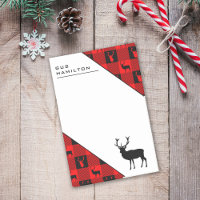 Wild Hirsch oder Stag Buffalo Lumberjack Kariert
