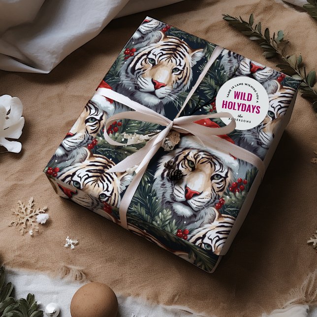 Wild Holidays Tiger Safari Geschenkpapier Set (Von Creator hochgeladen)