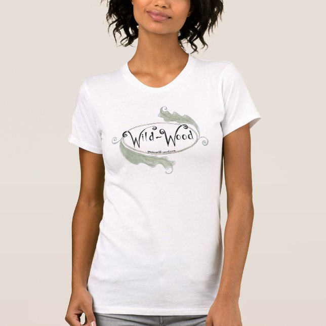 Wild-Holz Blatt-Logo-T - Shirt (Vorderseite)