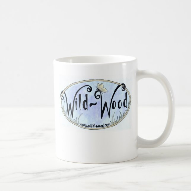 Wild-Holz Schmetterlings-Tasse Kaffeetasse (Rechts)