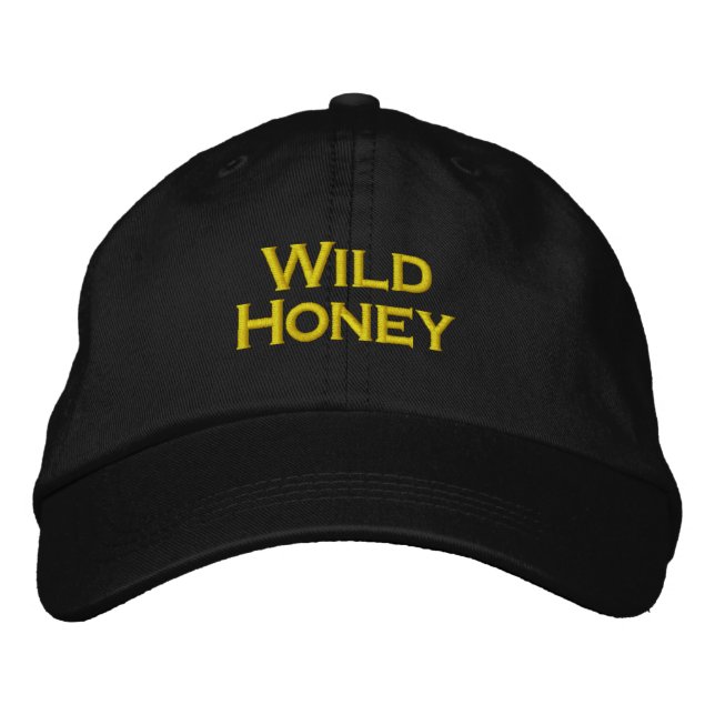 WILD HONEY BESTICKTE BASEBALLKAPPE (Vorderseite)