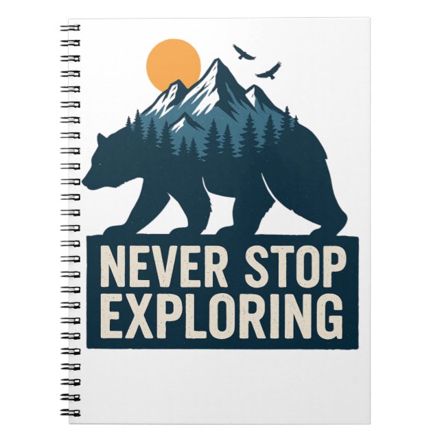 Wild Horizons Notizblock (Vorderseite)