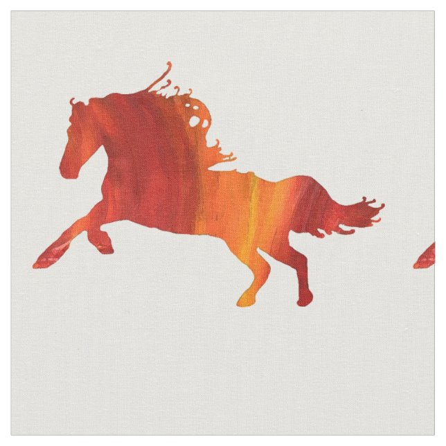 Wild Horse Fabric Stoff (Nahaufnahme)