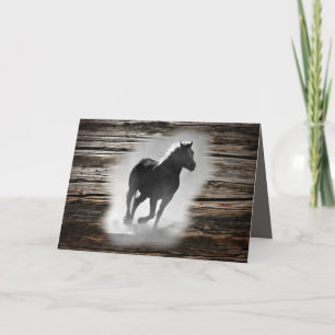 Wild Horse Galloping Karte