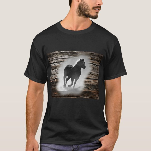 Wild Horse Galloping T-Shirt (Vorderseite)