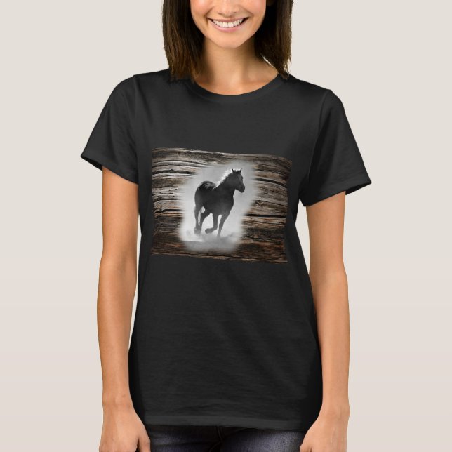 Wild Horse Galloping T-Shirt (Vorderseite)