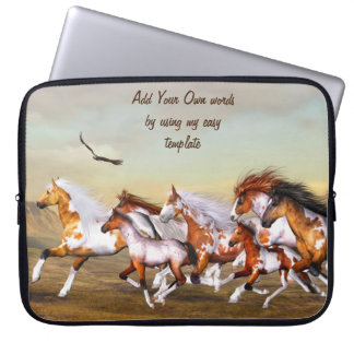 Wild Horse Herd Electronics Bag Laptopschutzhülle