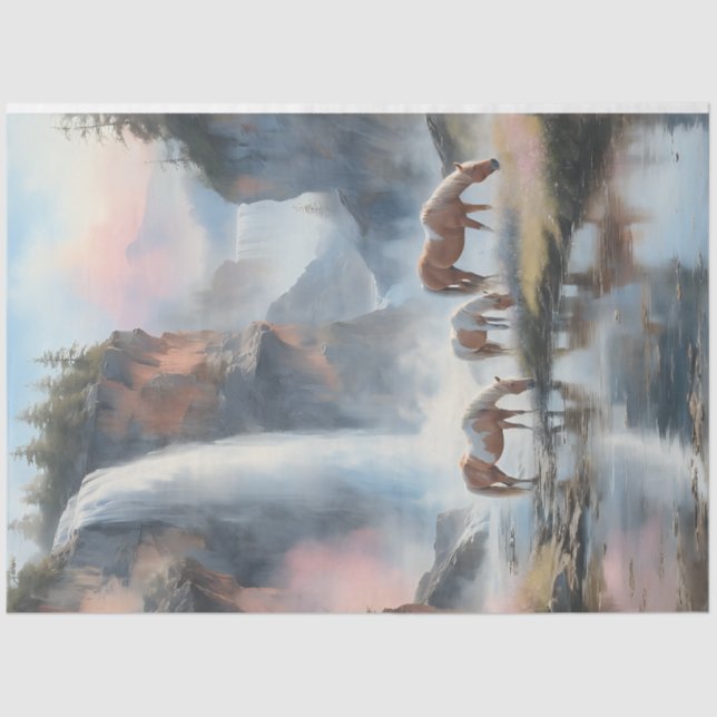 Wild Horse River Seidenpapier (Vorderseite)