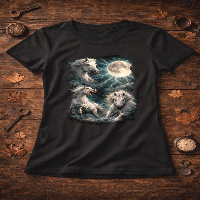 Wild Horses Mond T-Shirt (Von Creator hochgeladen)