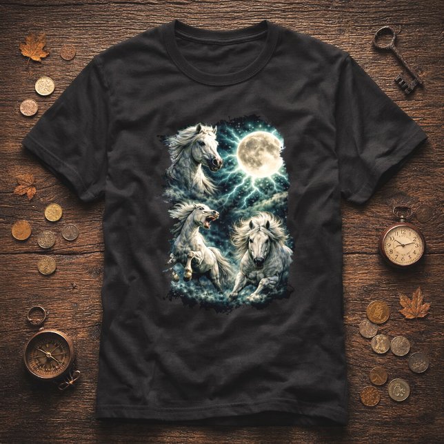 Wild Horses Moon T-Shirt (Von Creator hochgeladen)