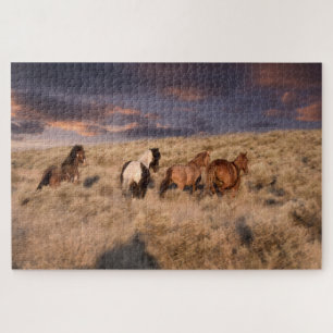 Wild Horses Running Puzzle